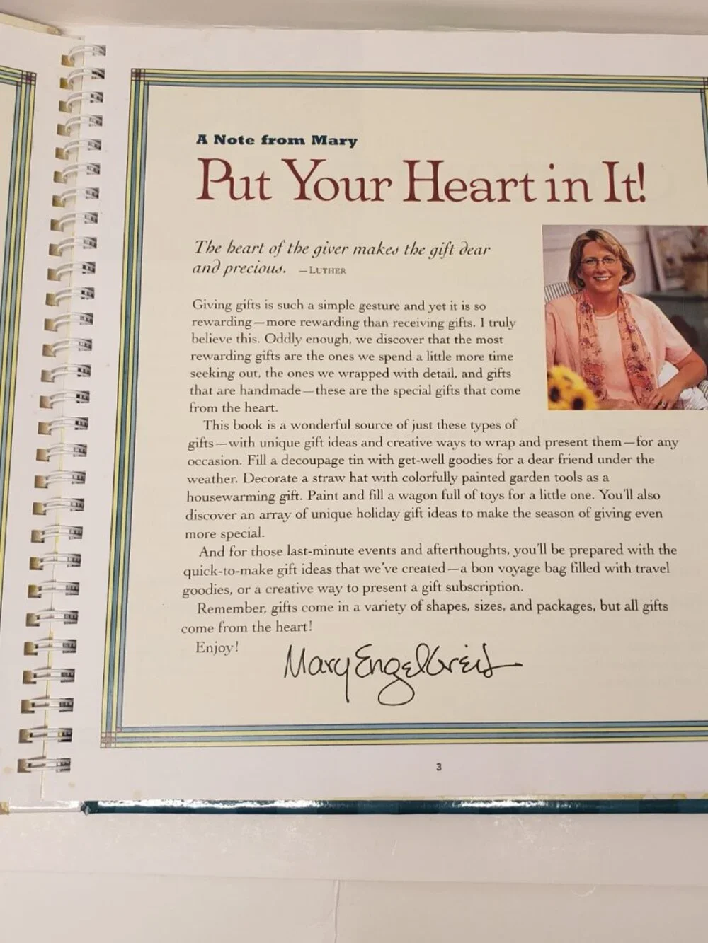 Wrap It Up! Gifts to Make Wrap and Give Mary Engelbreit Book Spiral Hardcover